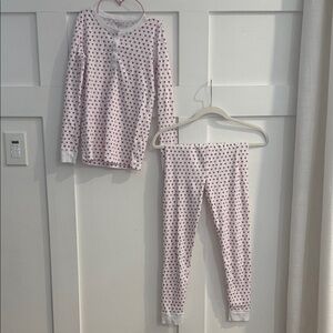 Roller Rabbit Pink and Red Heart Kids Pajama Set